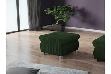 Fotpall Cerys 60 cm - Grön - Möbler - Fåtölj & stolar - Pall & puff - Fotpallar