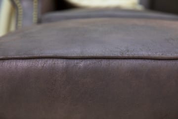 Fotpall Cesaro 55x45 cm Vintage-tyg - Brun - Möbler - Fåtölj & stolar - Pall & puff - Fotpallar