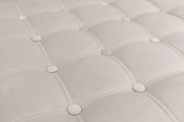 Fotpall Chester Deluxe Fyrkantig Sammet Beige - 70 cm - Möbler - Fåtölj & stolar - Pall & puff - Fotpallar