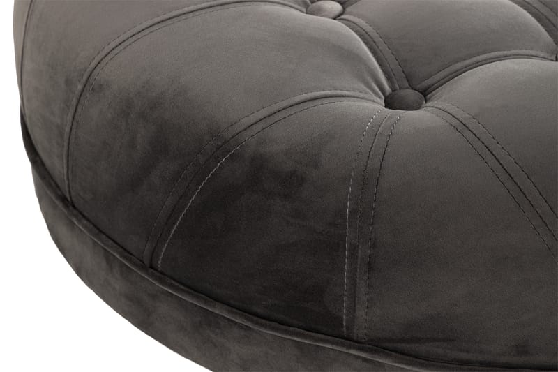 Fotpall Chester Deluxe - Grå - Möbler - Fåtölj & stolar - Pall & puff - Fotpallar