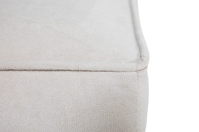 Fotpall Chester Deluxe Sammet - Beige - Möbler - Fåtölj & stolar - Pall & puff - Fotpallar