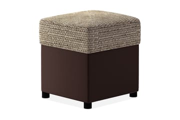 Fotpall Coladilla - Beige/Brun - Möbler - Fåtölj & stolar - Pall & puff - Fotpallar