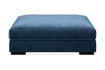 Fotpall Columbus Sammet - Blå - Möbler - Fåtölj & stolar - Pall & puff - Fotpallar