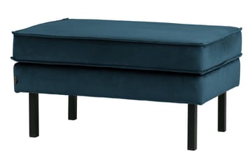 Fotpall Dotty Sammet - Blå - Möbler - Fåtölj & stolar - Pall & puff - Fotpallar