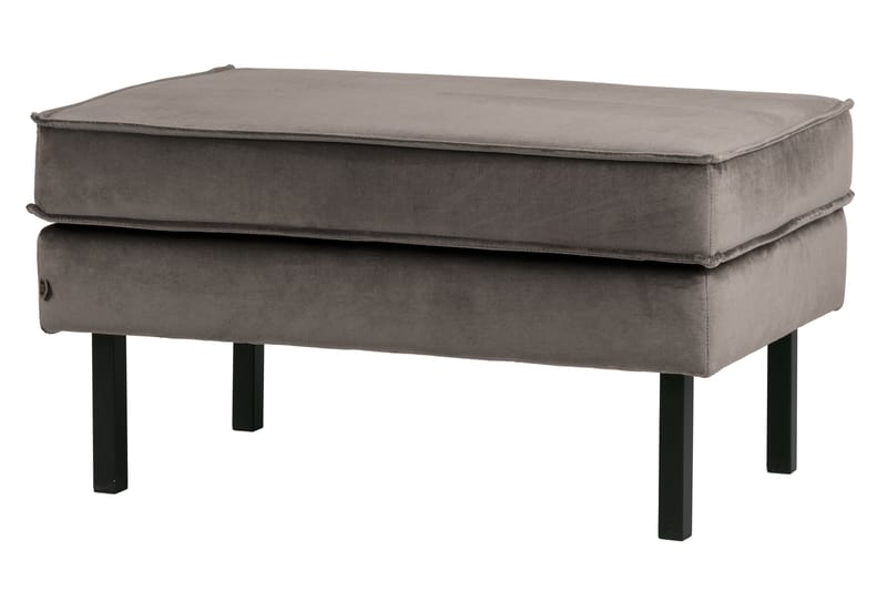 Fotpall Dotty Sammet - Taupe - Möbler - Fåtölj & stolar - Pall & puff - Fotpallar