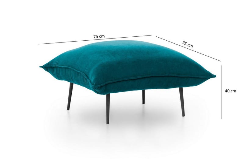 Fotpall - Grön - Möbler - Fåtölj & stolar - Pall & puff - Fotpallar