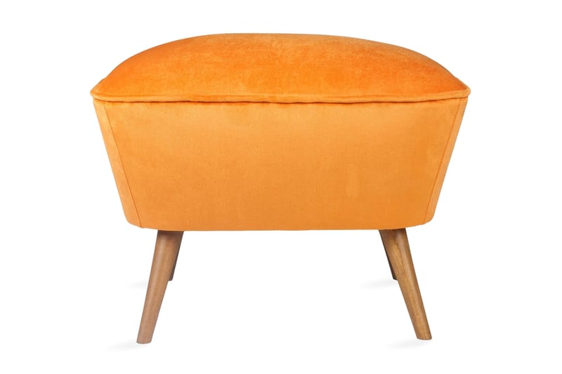 Fotpall Guthy - Orange - Möbler - Fåtölj & stolar - Pall & puff - Fotpallar