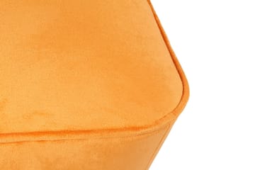 Fotpall Guthy - Orange - Möbler - Fåtölj & stolar - Pall & puff - Fotpallar
