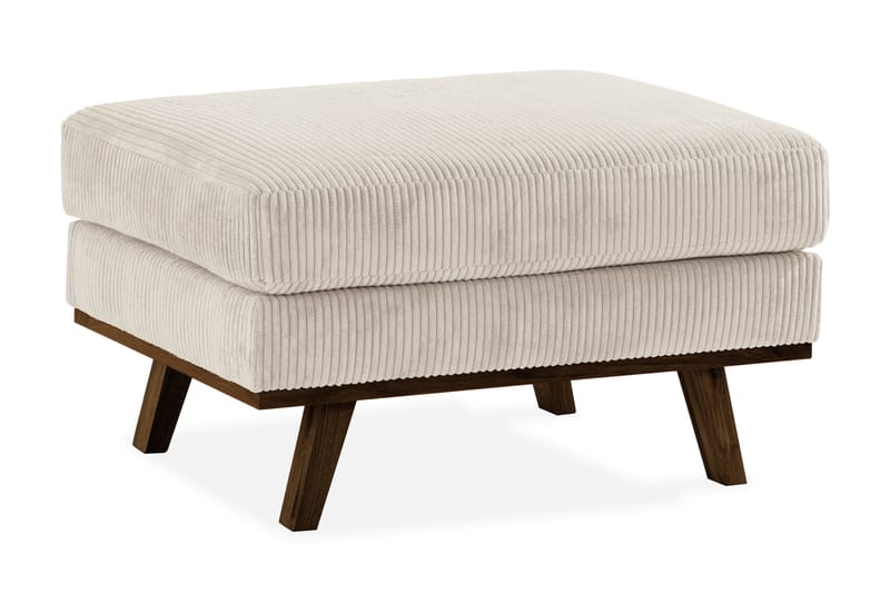 Fotpall Haga Manchester - Beige - Möbler - Fåtölj & stolar - Pall & puff - Fotpallar