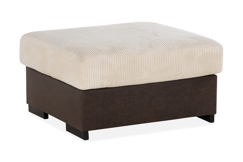 Fotpall Havanna - Beige/Brun - Möbler - Fåtölj & stolar - Pall & puff - Fotpallar