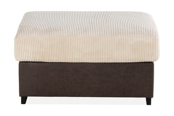 Fotpall Havanna - Beige/Brun - Möbler - Fåtölj & stolar - Pall & puff - Fotpallar