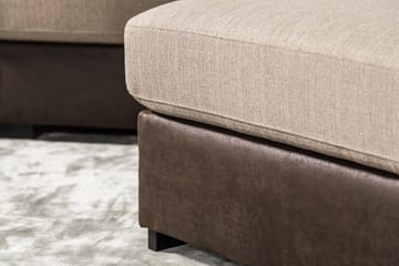 Fotpall Havanna - Brun|Beige - Möbler - Fåtölj & stolar - Pall & puff - Fotpallar