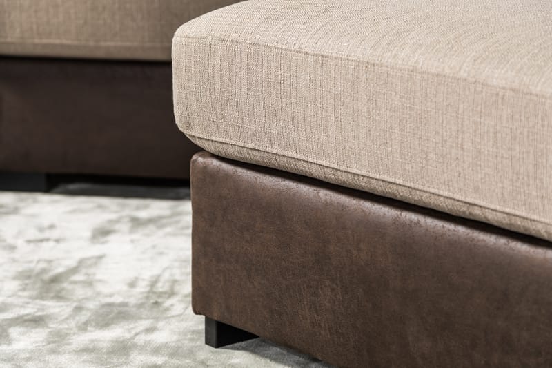 Fotpall Havanna - Brun|Beige - Möbler - Fåtölj & stolar - Pall & puff - Fotpallar