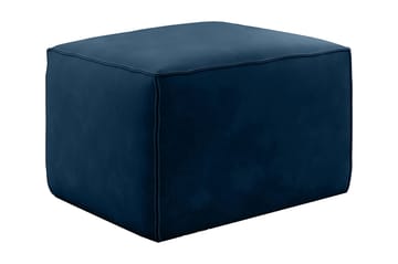Fotpall Kandari - Blå - Möbler - Fåtölj & stolar - Pall & puff - Fotpallar