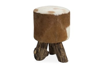 Fotpall Kent 50|50 cm - Brun - Möbler - Fåtölj & stolar - Pall & puff - Fotpallar