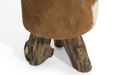 Fotpall Kent 50|50 cm - Brun - Möbler - Fåtölj & stolar - Pall & puff - Fotpallar