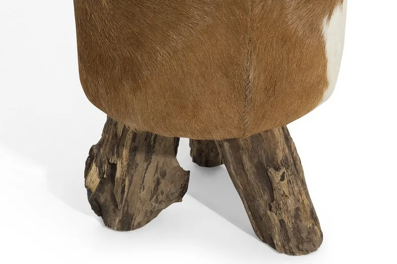 Fotpall Kent 50|50 cm - Brun - Möbler - Fåtölj & stolar - Pall & puff - Fotpallar