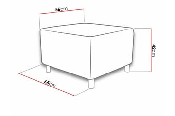 Fotpall Kintore 56 cm - Möbler - Fåtölj & stolar - Pall & puff - Fotpallar