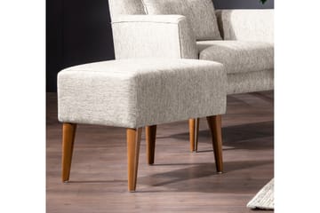 Fotpall Malli - Beige - Möbler - Fåtölj & stolar - Pall & puff - Fotpallar