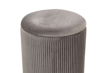 Fotpall Mangin med Förvaring 2-pack - Grå - Möbler - Fåtölj & stolar - Pall & puff - Fotpallar