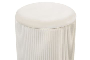 Fotpall Mangin med Förvaring 2-pack - Vit - Möbler - Fåtölj & stolar - Pall & puff - Fotpallar