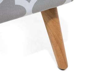 Fotpall Manteo 39|50 cm - Grå - Möbler - Fåtölj & stolar - Pall & puff - Fotpallar