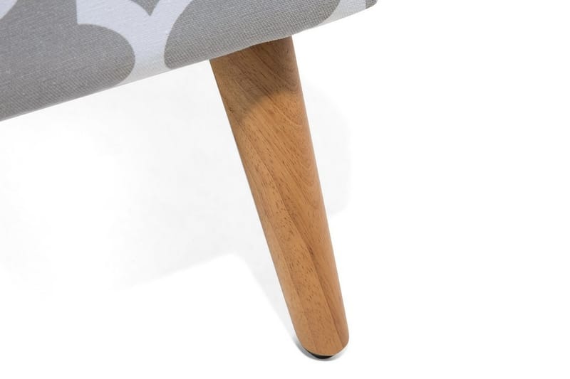 Fotpall Manteo 39|50 cm - Grå - Möbler - Fåtölj & stolar - Pall & puff - Fotpallar