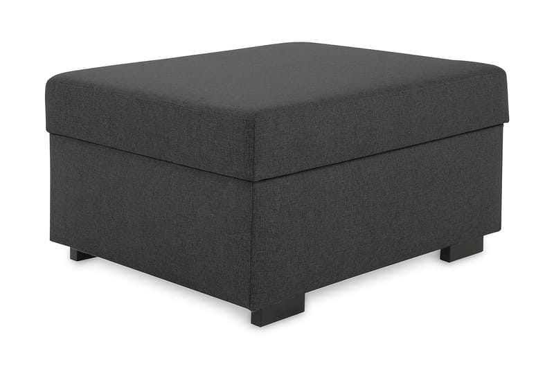 Fotpall med Förvaring Nevada 80x65 - Mörkgrå - Möbler - Fåtölj & stolar - Pall & puff - Fotpallar