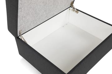 Fotpall med Förvaring Nevada 80x65 - Mörkgrå - Möbler - Fåtölj & stolar - Pall & puff - Fotpallar