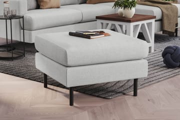 Fotpall Menard Compact 68 cm - Ljusgrå - Möbler - Fåtölj & stolar - Pall & puff - Fotpallar