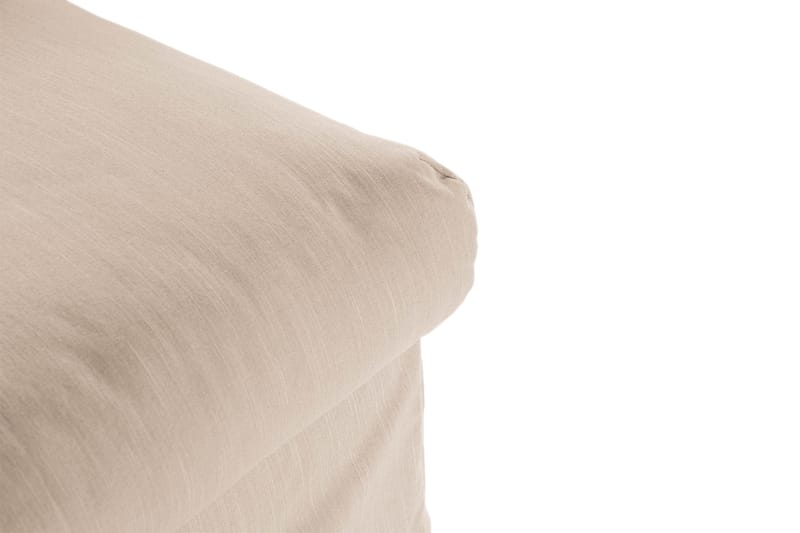 Fotpall Menard Tvättbar & avtagbar klädsel - Beige - Möbler - Fåtölj & stolar - Pall & puff - Fotpallar
