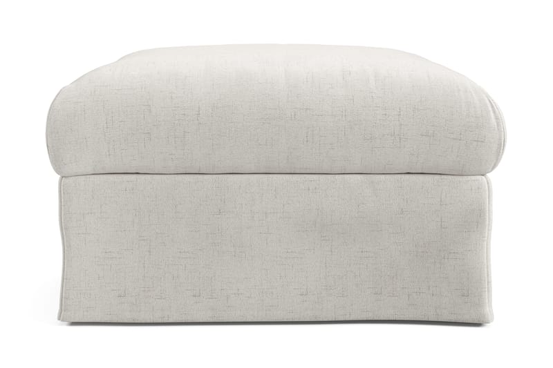 Fotpall Menard Tvättbar & avtagbar klädsel - Beige - Möbler - Fåtölj & stolar - Pall & puff - Fotpallar