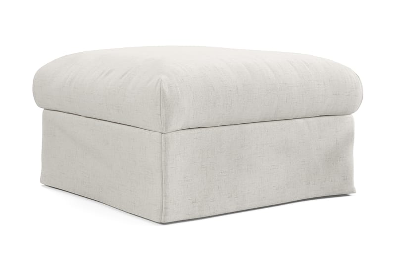 Fotpall Menard Tvättbar & avtagbar klädsel - Beige - Möbler - Fåtölj & stolar - Pall & puff - Fotpallar