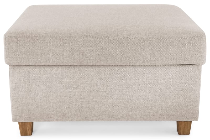 Fotpall Nevada med Förvaring 80x65 - Beige - Möbler - Fåtölj & stolar - Pall & puff - Fotpallar