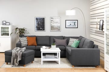 Fotpall Nevada med Förvaring 80x65 - Mörkgrå - Möbler - Fåtölj & stolar - Pall & puff - Fotpallar