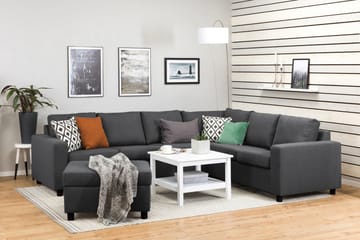 Fotpall Nevada med Förvaring 80x65 - Mörkgrå - Möbler - Fåtölj & stolar - Pall & puff - Fotpallar