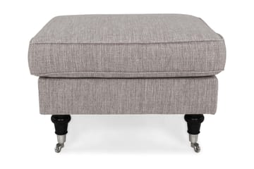 Fotpall Oxford Classic - Grå|Brun - Möbler - Fåtölj & stolar - Pall & puff - Fotpallar
