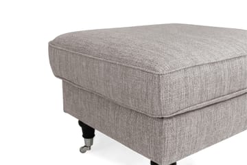 Fotpall Oxford Classic - Grå|Brun - Möbler - Fåtölj & stolar - Pall & puff - Fotpallar
