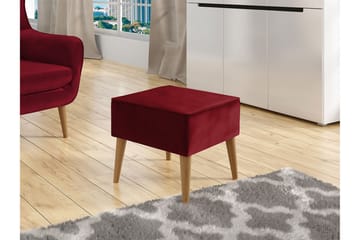 Fotpall - Röd - Möbler - Fåtölj & stolar - Pall & puff - Fotpallar