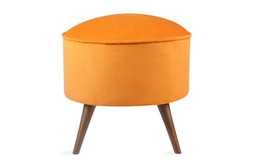 Fotpall Rakyia - Orange - Möbler - Fåtölj & stolar - Pall & puff - Fotpallar