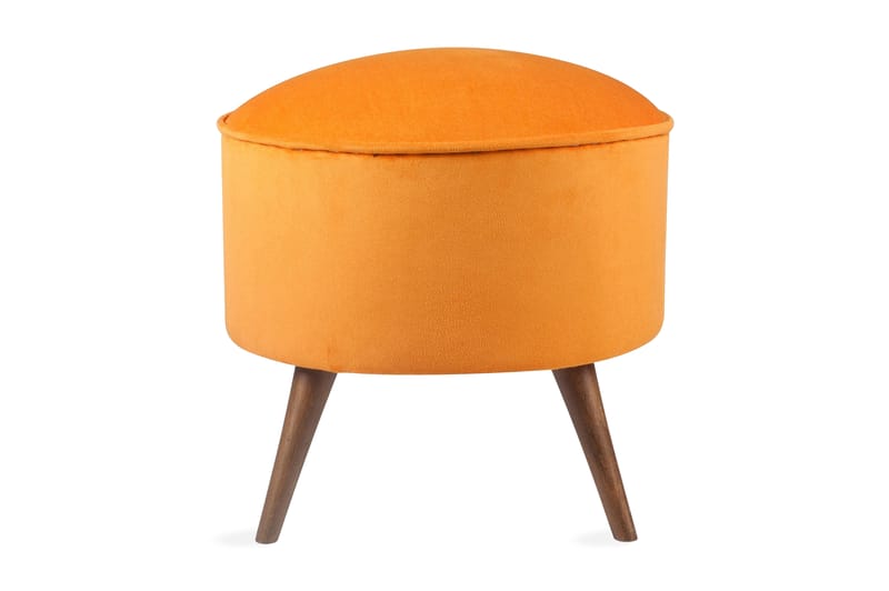 Fotpall Rakyia - Orange - Möbler - Fåtölj & stolar - Pall & puff - Fotpallar