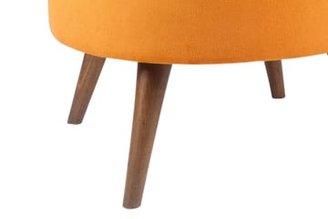 Fotpall Rakyia - Orange - Möbler - Fåtölj & stolar - Pall & puff - Fotpallar