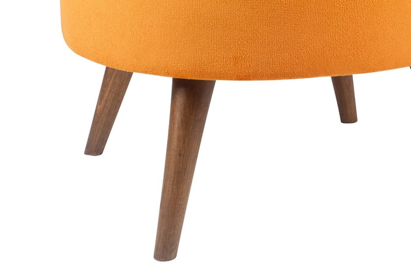 Fotpall Rakyia - Orange - Möbler - Fåtölj & stolar - Pall & puff - Fotpallar