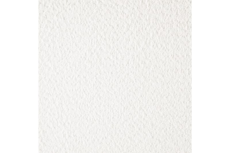 Fotpall Samella 78 cm Rektangulär - Vit Bouclé - Möbler - Fåtölj & stolar - Pall & puff - Fotpallar