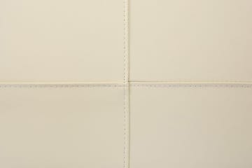 Fotpall Sharmon - Beige/Läder - Möbler - Fåtölj & stolar - Pall & puff - Fotpallar