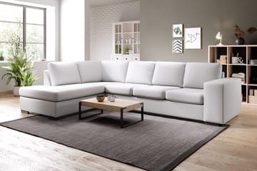 Fotpall Sit Down 70X60 cm Bonded Leather - Vit - Möbler - Fåtölj & stolar - Pall & puff - Fotpallar