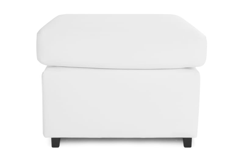 Fotpall Sit Down 70X60 cm Bonded Leather - Vit - Möbler - Fåtölj & stolar - Pall & puff - Fotpallar