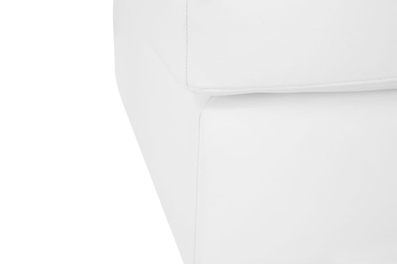 Fotpall Sit Down 70X60 cm Bonded Leather - Vit - Möbler - Fåtölj & stolar - Pall & puff - Fotpallar