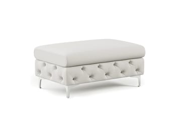 Fotpall Thersa 67 cm Rektangulär - Beige - Möbler - Fåtölj & stolar - Pall & puff - Fotpallar