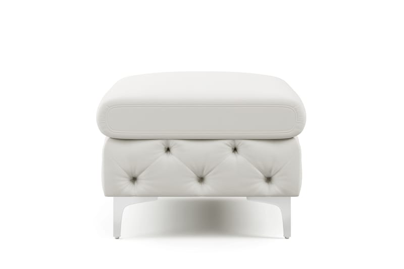 Fotpall Thersa 67 cm Rektangulär - Beige - Möbler - Fåtölj & stolar - Pall & puff - Fotpallar